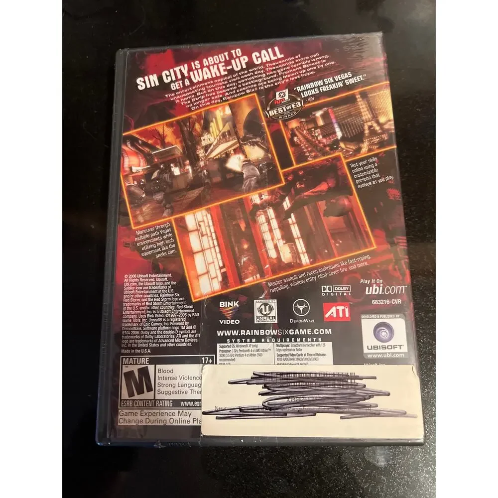 Brand New - Tom Clancy's Rainbow Six Vegas for PC